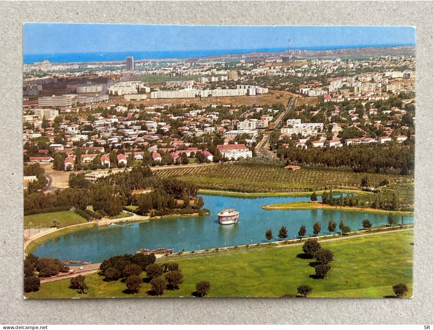 GEOGRAPHICAL POSTCARD - RAMAT GAN, The National Park, Ramat Chen, And The Tel Ganim Area In Givatayim From 1969 ISRAEL - Israel