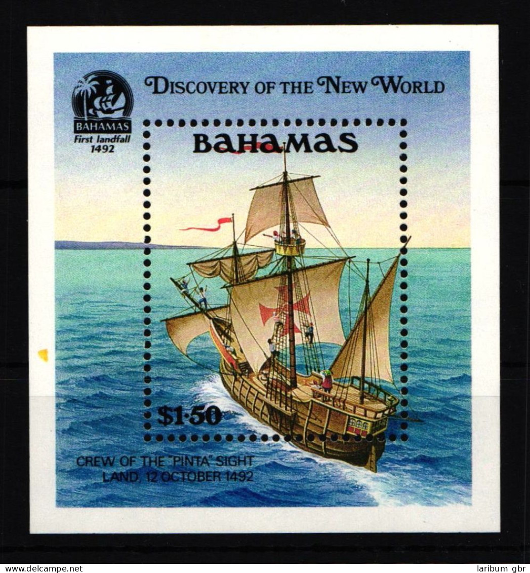 Bahamas Block 64 Postfrisch #GK312 - Bateaux