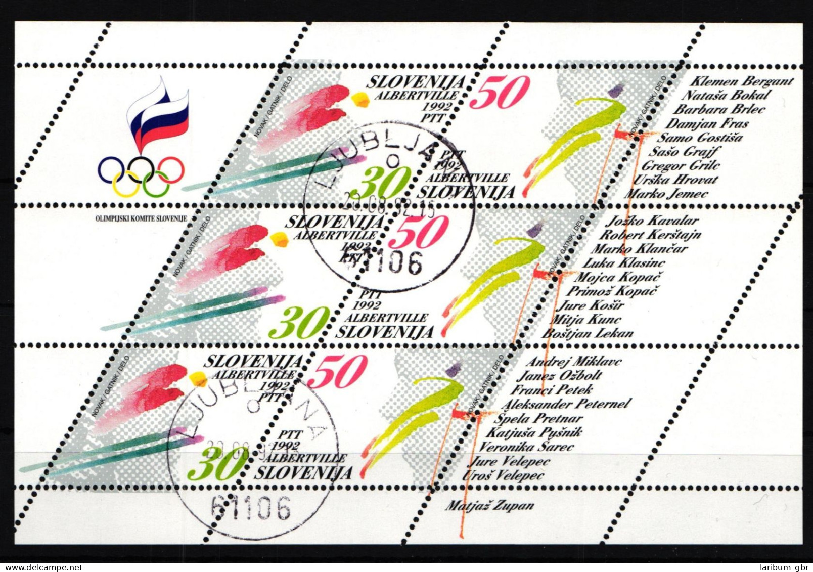 Slowenien 6-7 Postfrisch Kleinbogen #GK331 - Slovenia