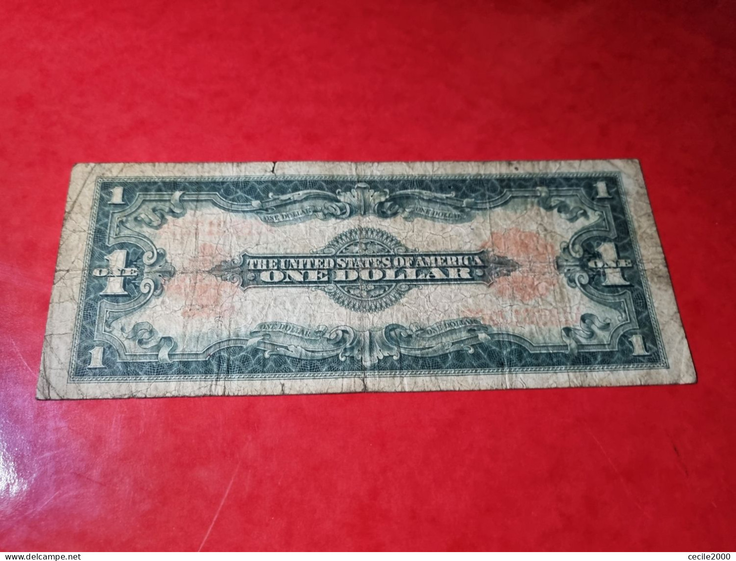 1923 USA $1 DOLLAR *RED SEAL* UNITED STATES BANKNOTE F/F+ BILLETE ESTADOS UNIDOS *COMPRAS MULTIPLES CONSULTAR* - Billets Des États-Unis (1862-1923)