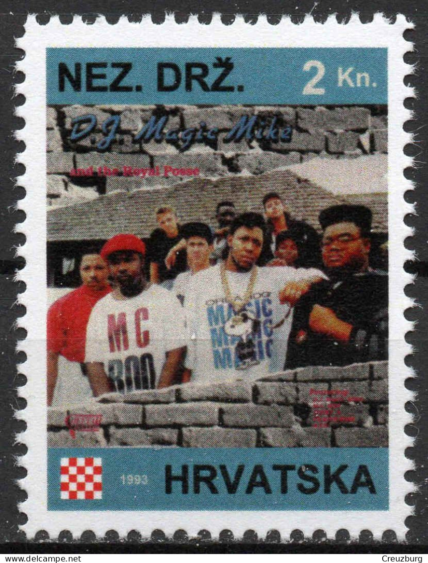 DJ Magic Mike - Briefmarken Set Aus Kroatien, 16 Marken, 1993. Unabhängiger Staat Kroatien, NDH. - Croatia