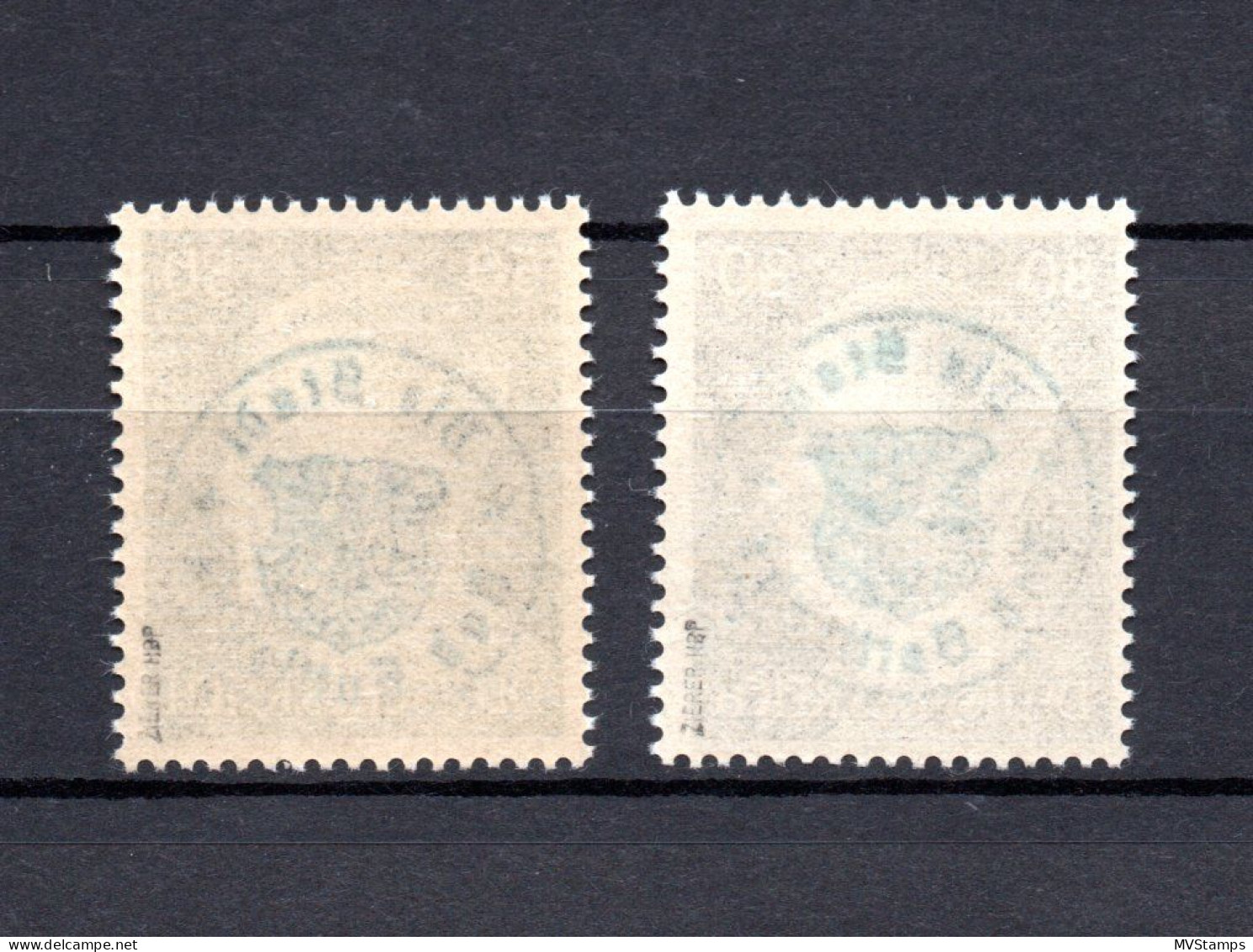 Bad Gottleuba (Germany) 1945 Local Overprinted Stamps (Michel 17+19) MNH, Signed - Neufs