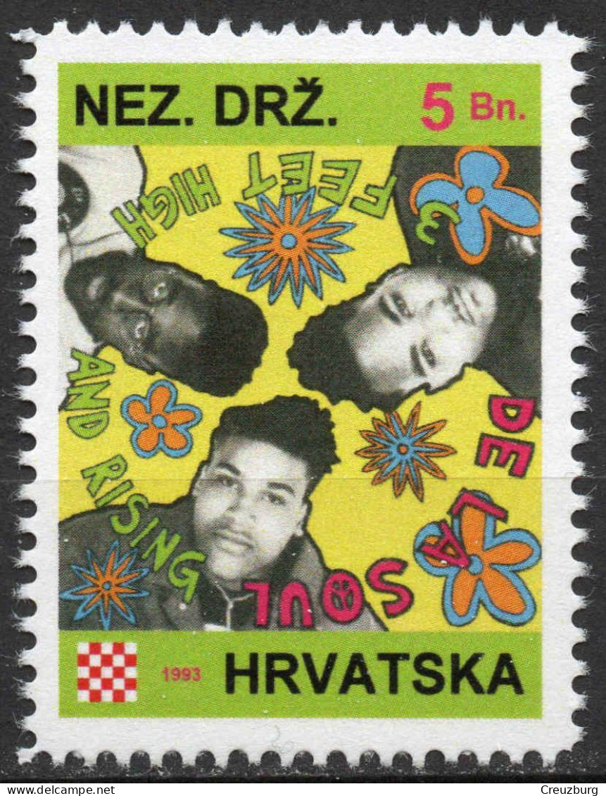 De La Soul - Briefmarken Set Aus Kroatien, 16 Marken, 1993. Unabhängiger Staat Kroatien, NDH. - Croatie