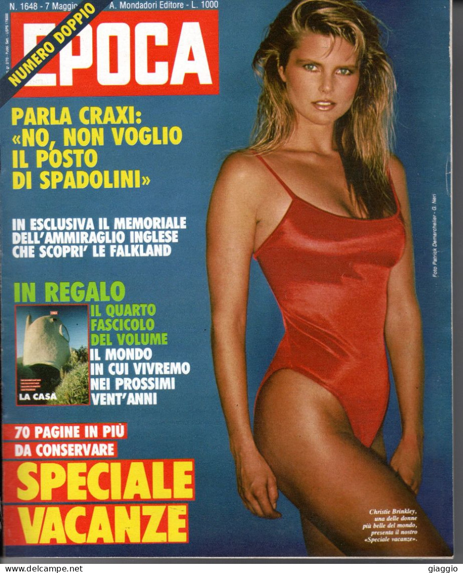 °°° RIVISTA EPOCA N° 1648 DEL 7 MAGGIO 1982 °°° - Sonstige & Ohne Zuordnung