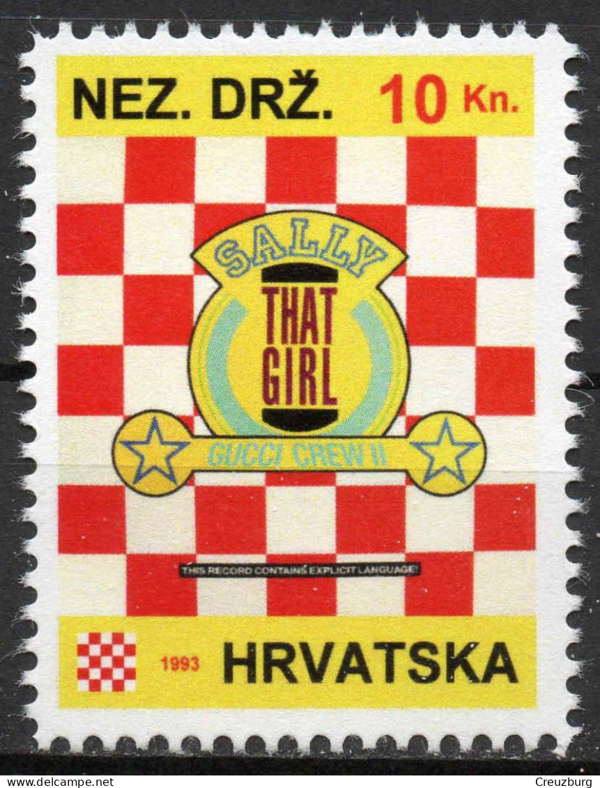 Gucci Crew II - Briefmarken Set Aus Kroatien, 16 Marken, 1993. Unabhängiger Staat Kroatien, NDH. - Croacia