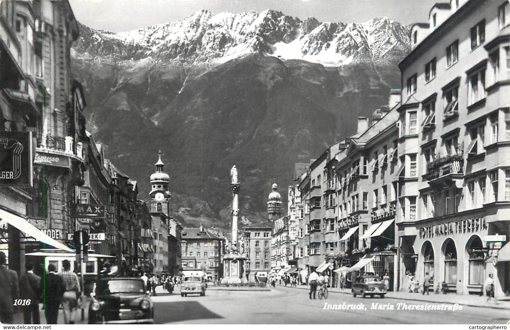 Postcard Austria Innsbruck Maria Theresienstrasse - Innsbruck