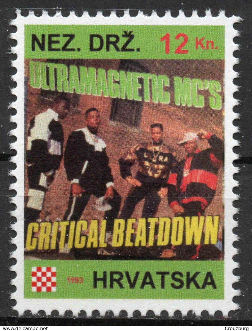 Ultramagnetic MC's - Briefmarken Set Aus Kroatien, 16 Marken, 1993. Unabhängiger Staat Kroatien, NDH. - Croacia