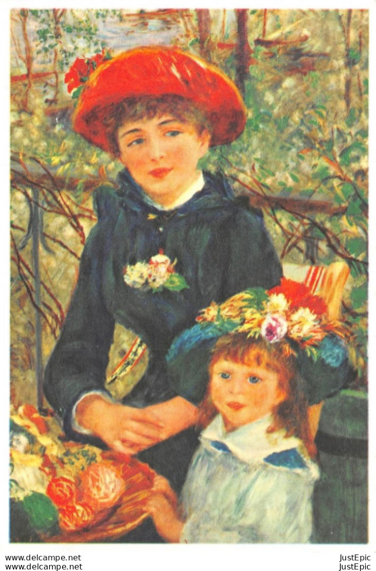 RENOIR P.A.  Donna E Bambina Femme Et Enfant  Woman With Girl Frau Mit Kind Mujer Y Nina CPM - Peintures & Tableaux