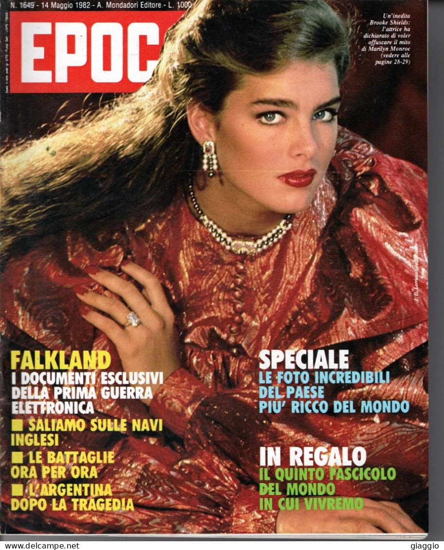 °°° RIVISTA EPOCA N° 1649 DEL 14 MAGGIO 1982 °°° - Autres & Non Classés