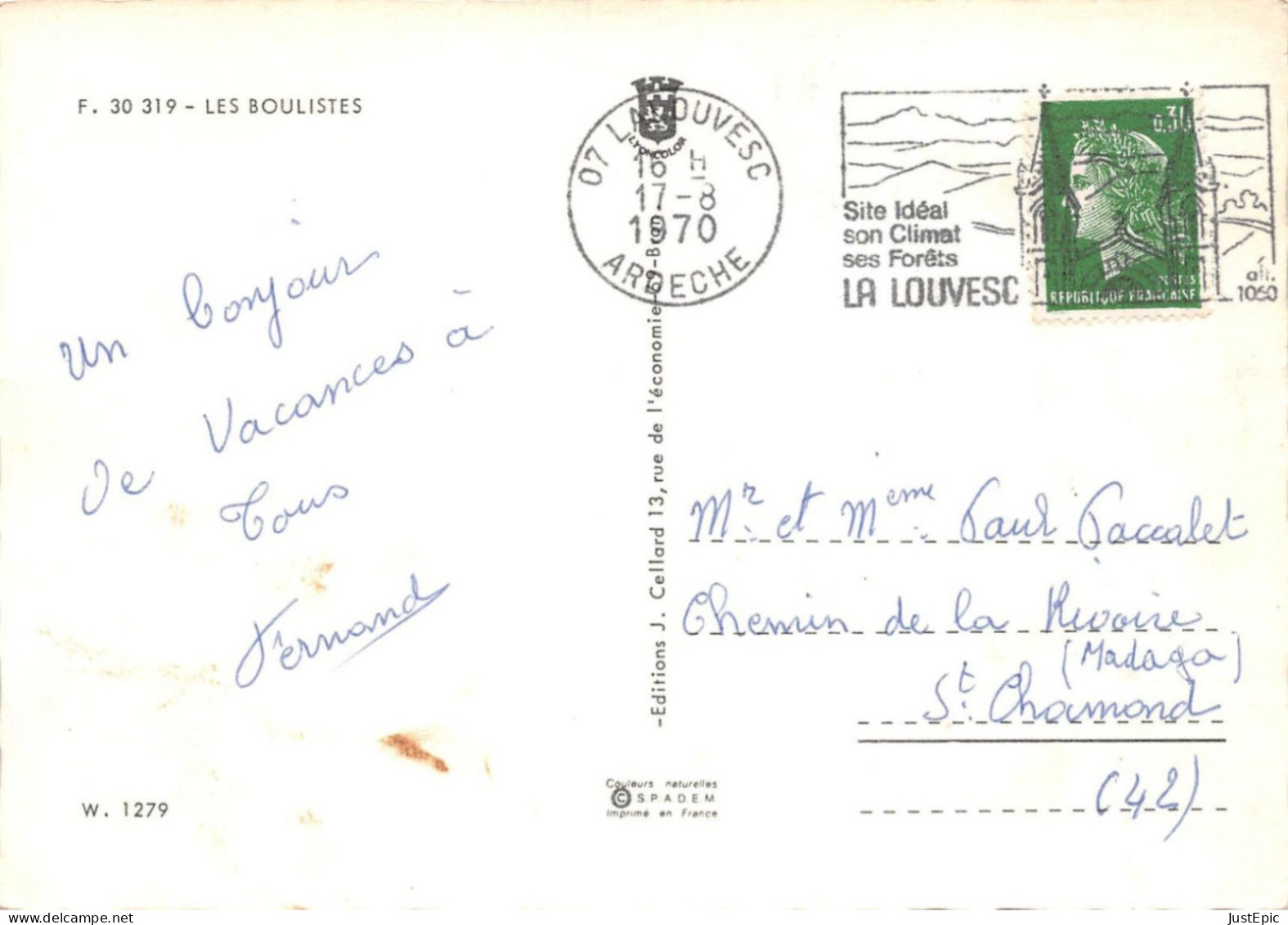 PETANQUE - Les Boulistes Du Dimanche - 4 Scènes Humoristiques Cpsm GF 1970 - Humour