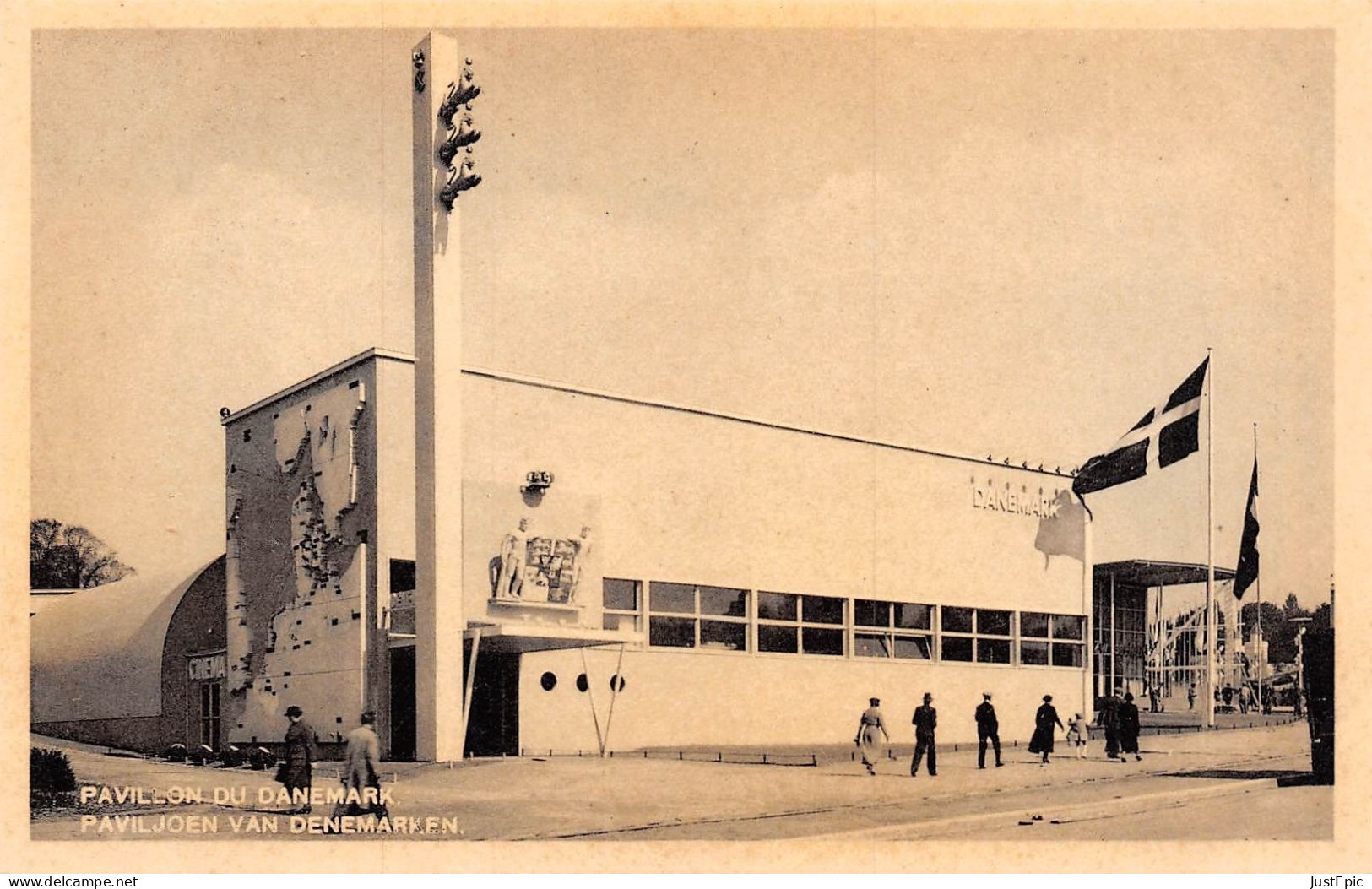 Exposition Universelle 1935 - PAVILLON DU DANEMARK  PAVILJOEN VAN DENEMARKEN Cpa - Universal Exhibitions