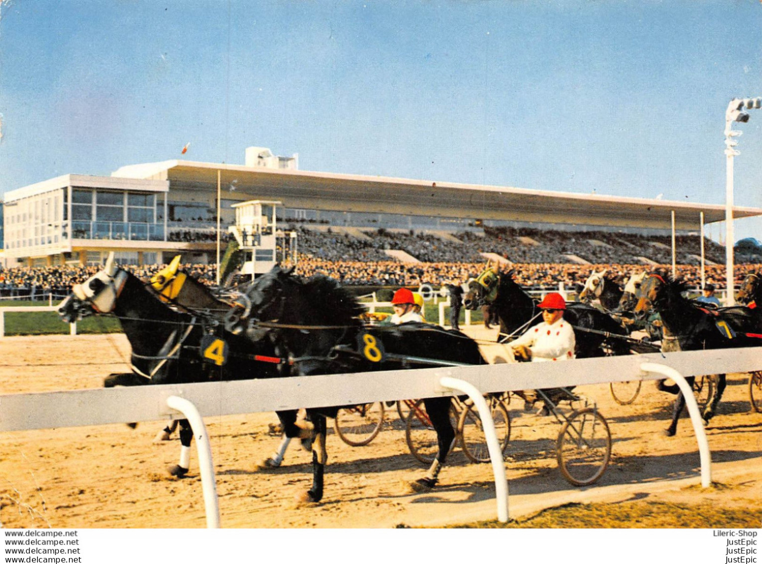 [06] Cagnes-sur-Mer - Une Course De Trot Attelé Sur L'hippodrome De La Côte D'Azur CPSM GF 1969 - Cagnes-sur-Mer