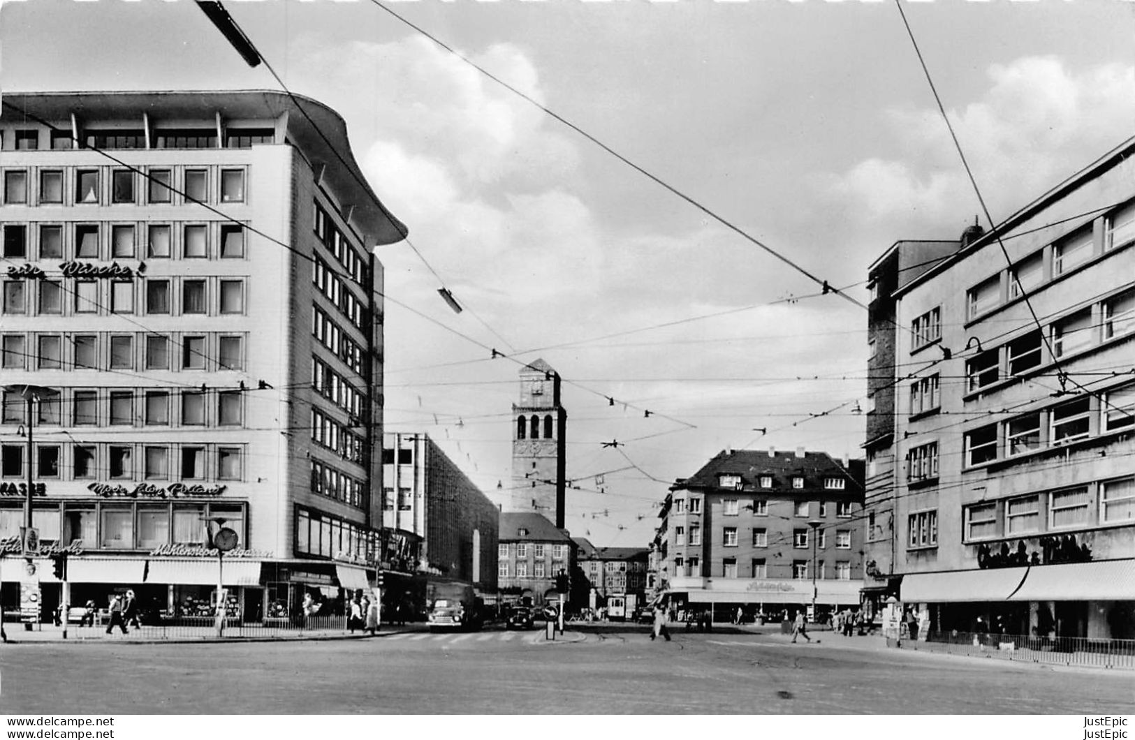 MÜLHEIM /RUHR - Friedrich-Ebert-Straße Mit Rathaus Cpsm PF - Muelheim A. D. Ruhr