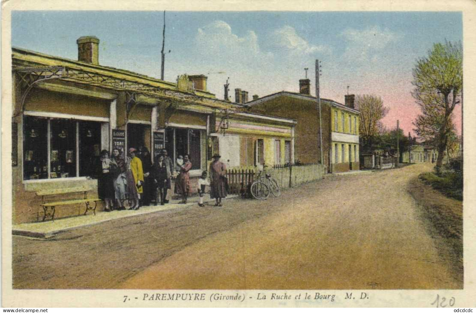 PAREMPUYRE La Ruche Et Le Bourg   Animée Colorisée RV - Autres & Non Classés