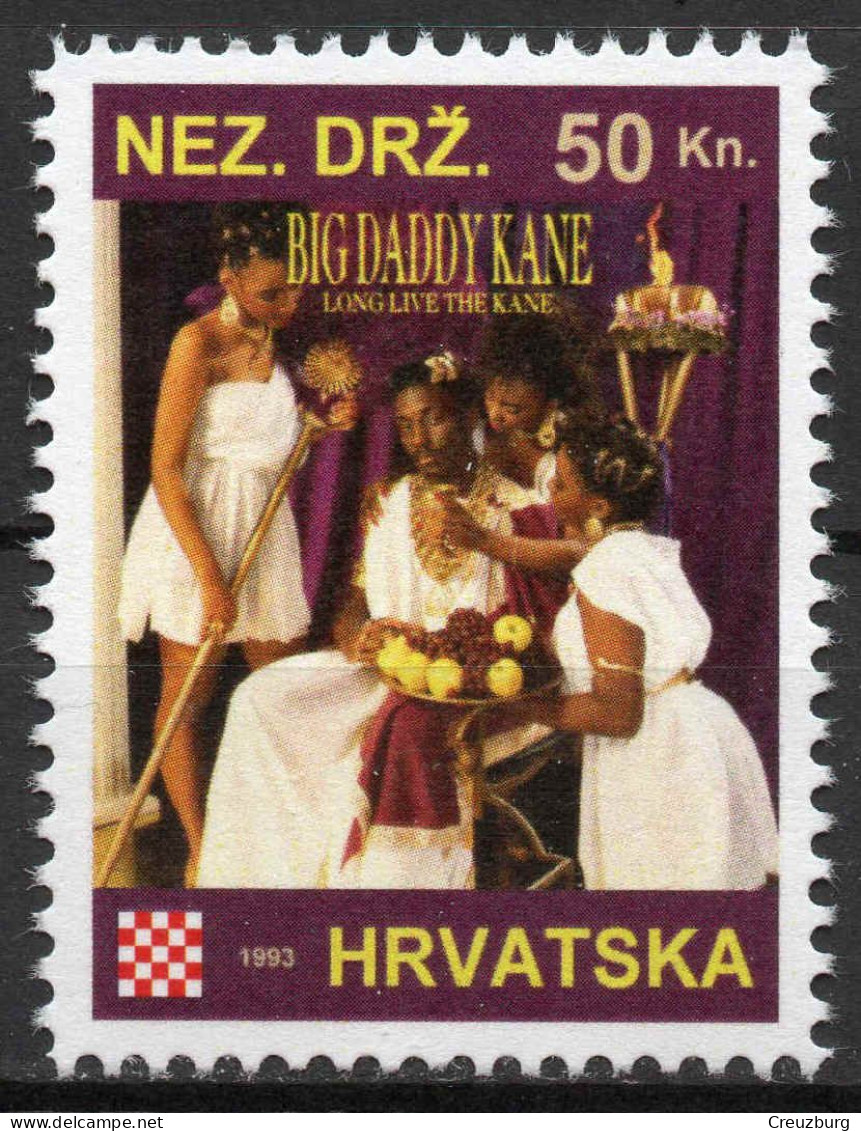 Big Daddy Kane - Briefmarken Set Aus Kroatien, 16 Marken, 1993. Unabhängiger Staat Kroatien, NDH. - Croatie
