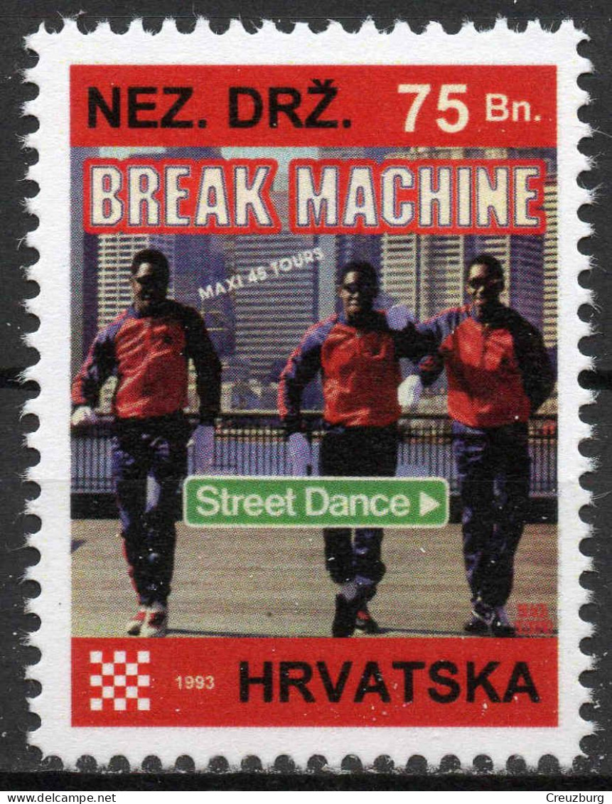 Break Machine - Briefmarken Set Aus Kroatien, 16 Marken, 1993. Unabhängiger Staat Kroatien, NDH. - Croatia