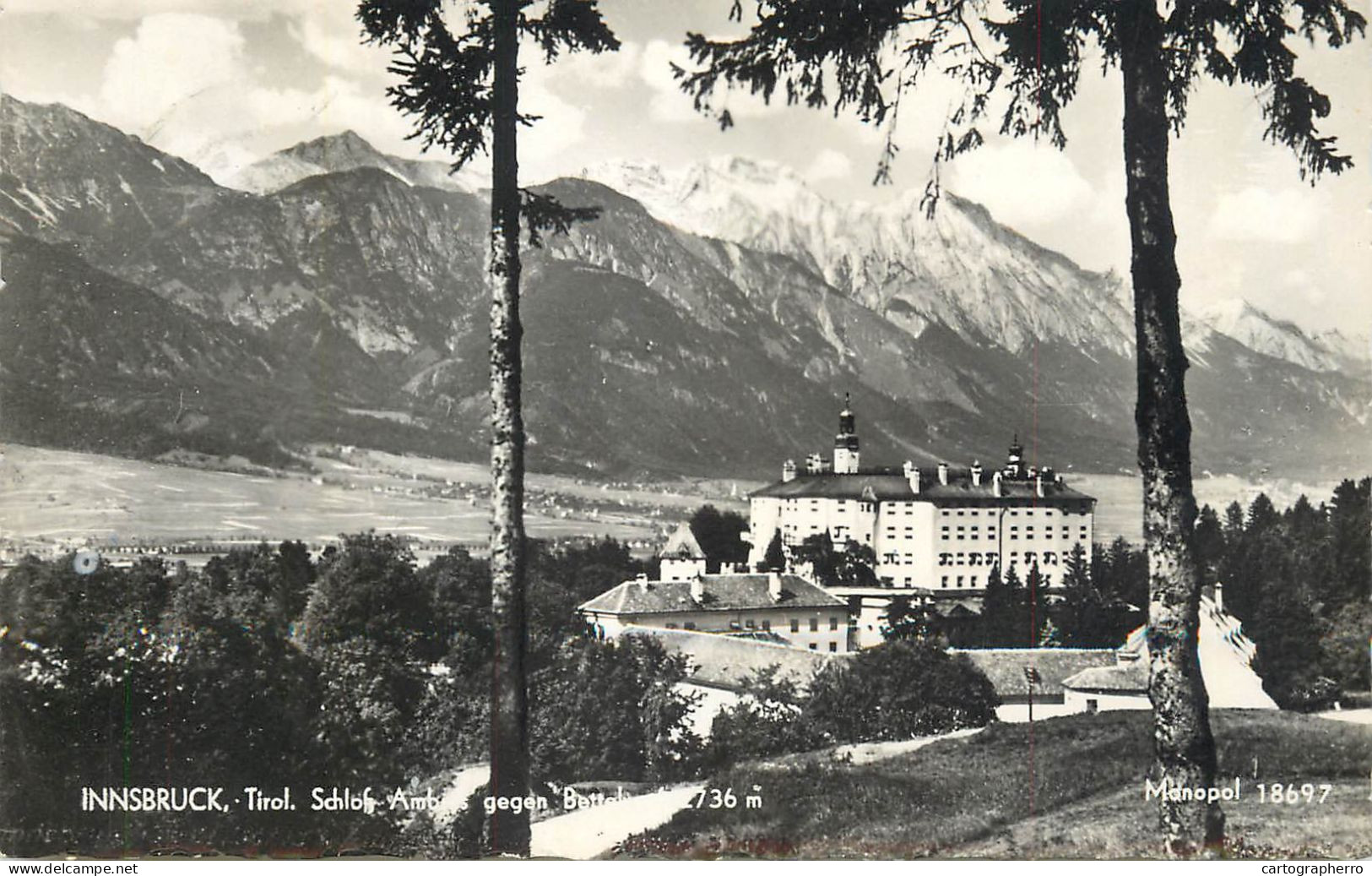 Postcard Austria Innsbruck Schloss Ambrus Gegen - Innsbruck
