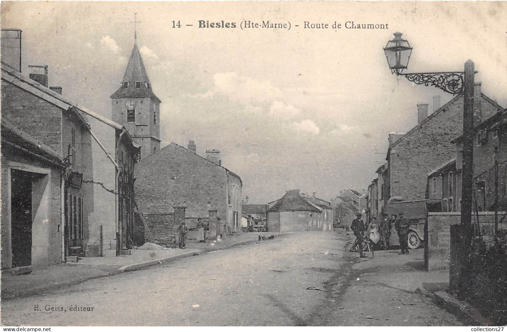 52-BIESLES- ROUTE DE CHAUMONT - Autres & Non Classés