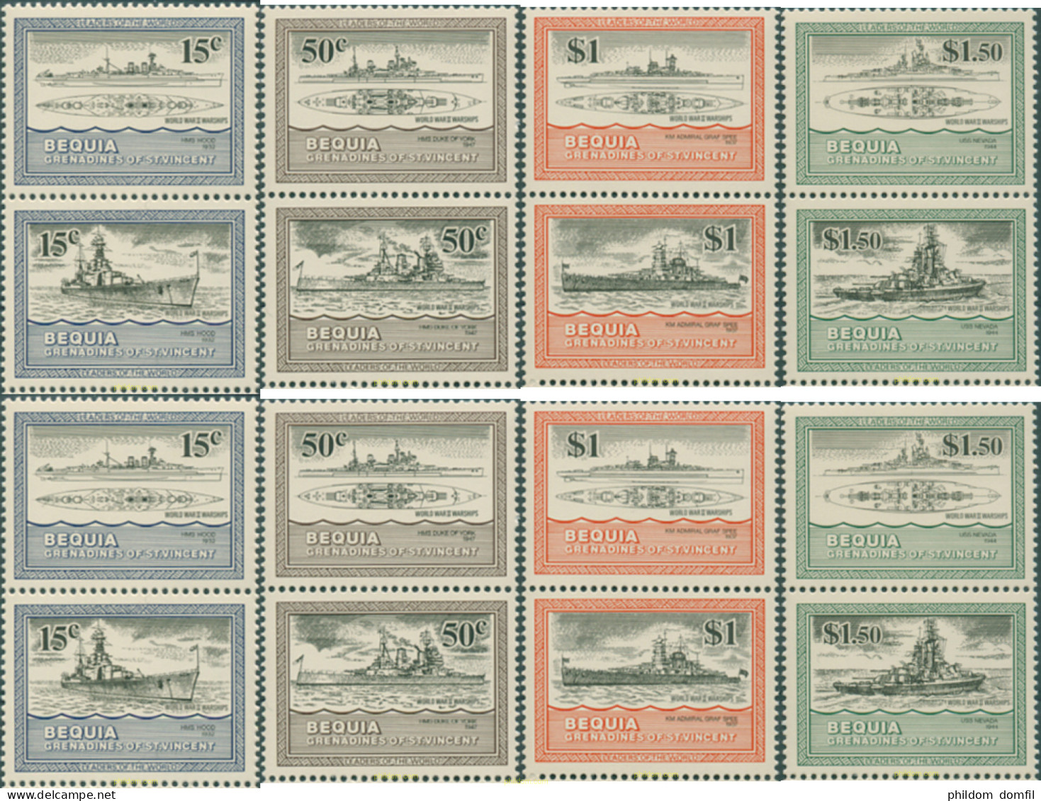 291715 MNH SAN VICENTE GRANADINAS. BEQUIA 1985 BARCOS - St.Vincent & Grenadines