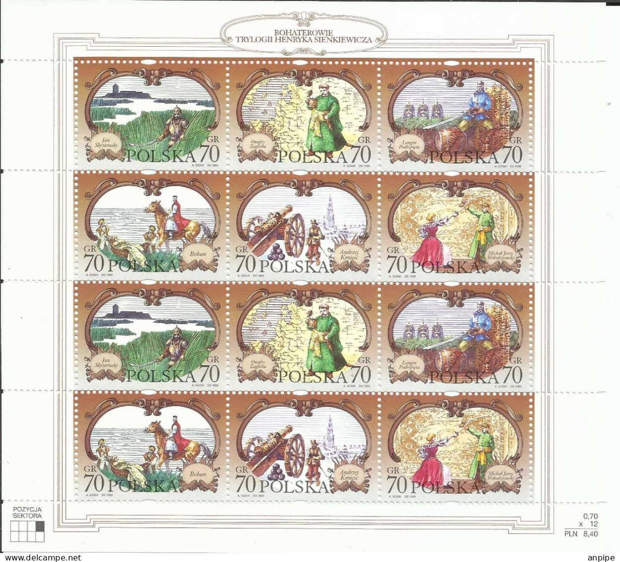 POLONIA. MINIPLIEGO - Unused Stamps