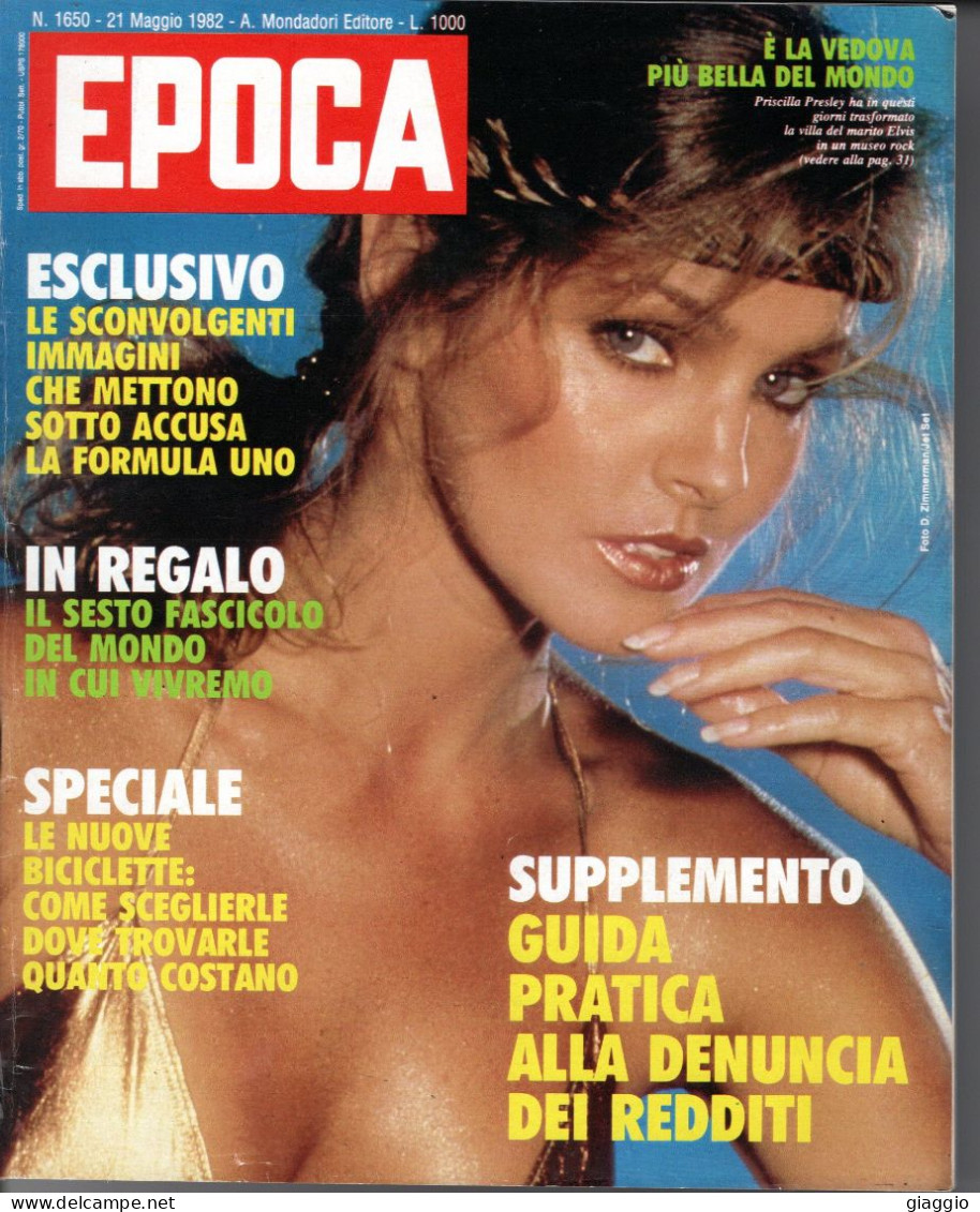 °°° RIVISTA EPOCA N° 1650 DEL 21 MAGGIO 1982 °°° - Autres & Non Classés