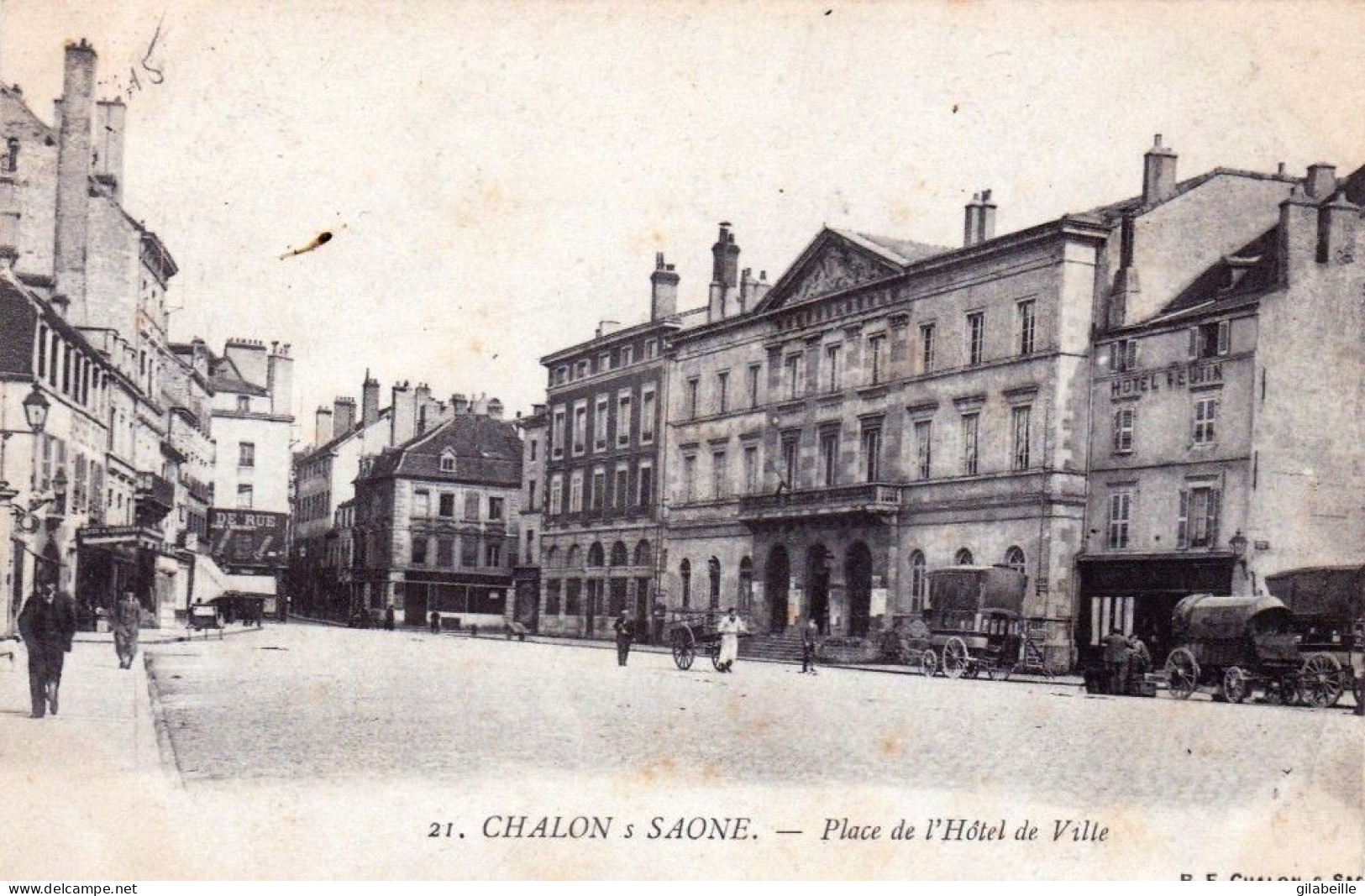 71 - Saone Et Loire -  CHALON Sur SAONE - Place De L Hotel De Ville - Chalon Sur Saone