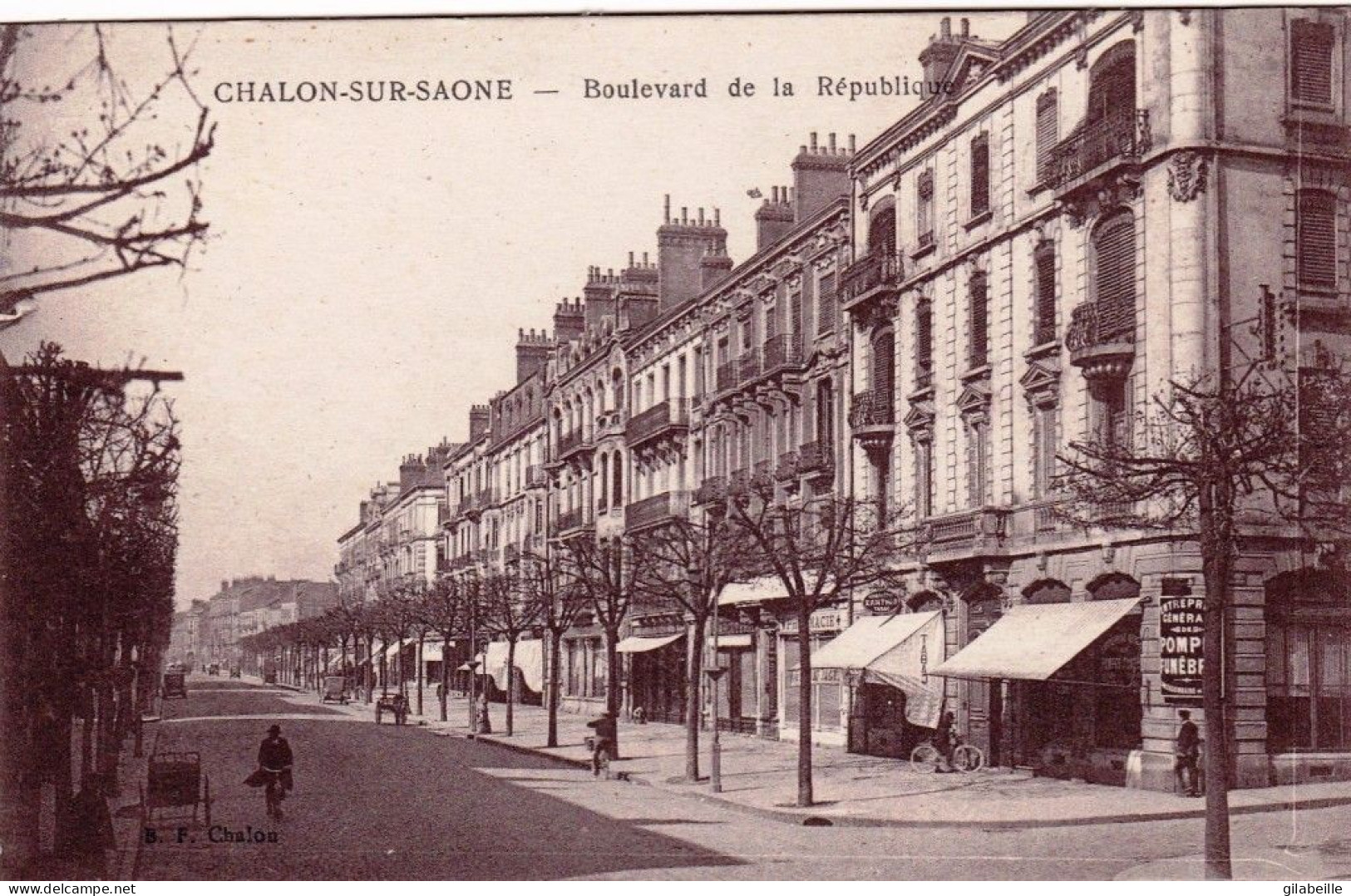 71 - Saone Et Loire -  CHALON Sur SAONE - Boulevard De La République - Chalon Sur Saone