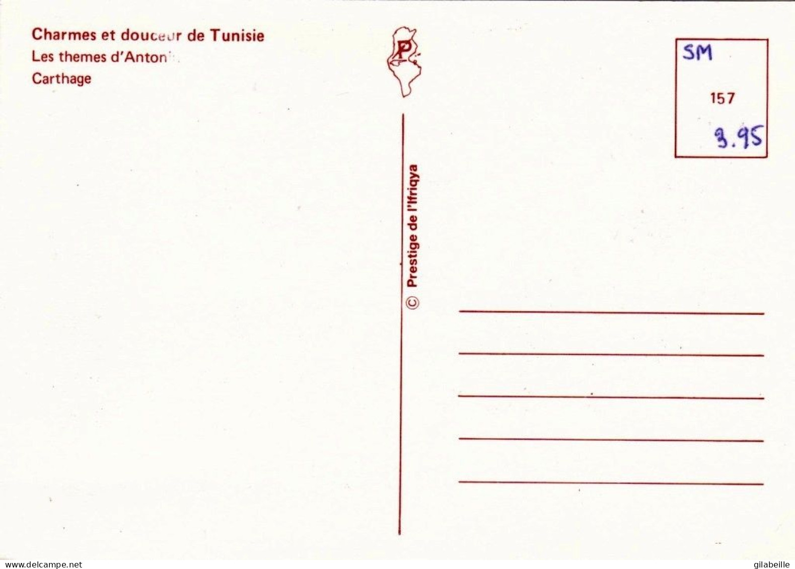 Tunisie -  CARTHAGE -  Les Thermes D Anton - Tunisie