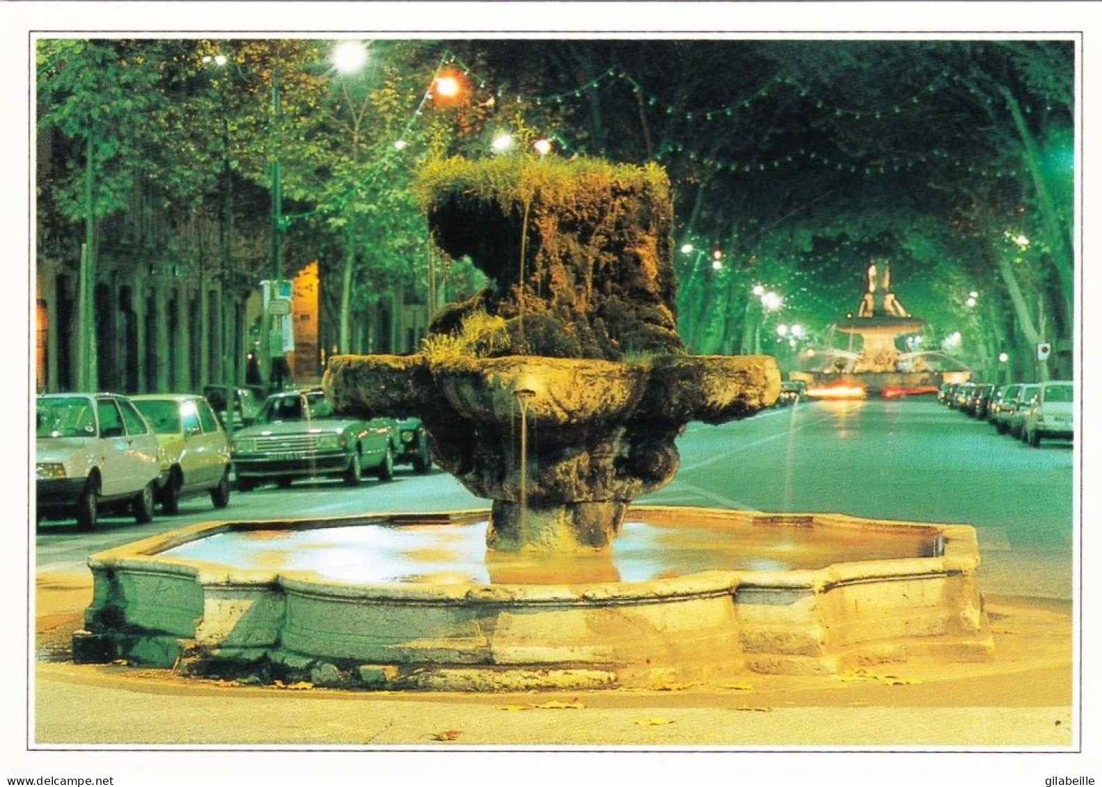 13 - Bouches Du Rhone - AIX En PROVENCE - Cours Mirabeau - Fontaine Des Neuf Canons - Aix En Provence