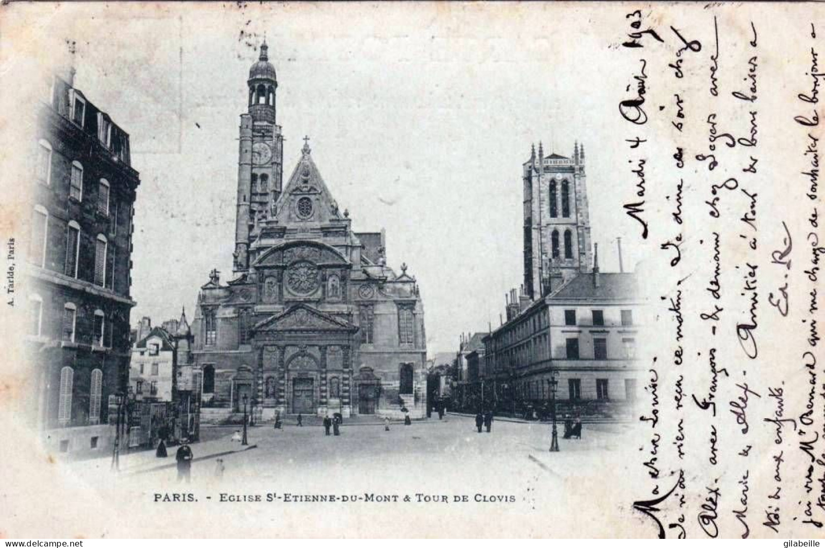 75 -  PARIS 05 -  Eglise Saint Etienne Du Mont -   Place Sainte-Geneviève - Arrondissement: 05