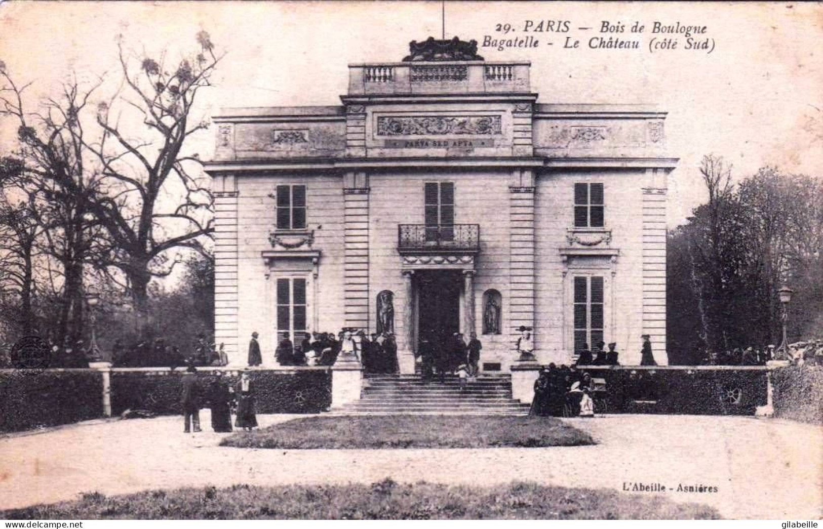 75 -  PARIS 16 -  Bois De Boulogne -  Bagatelle - Le Chateau - Arrondissement: 16