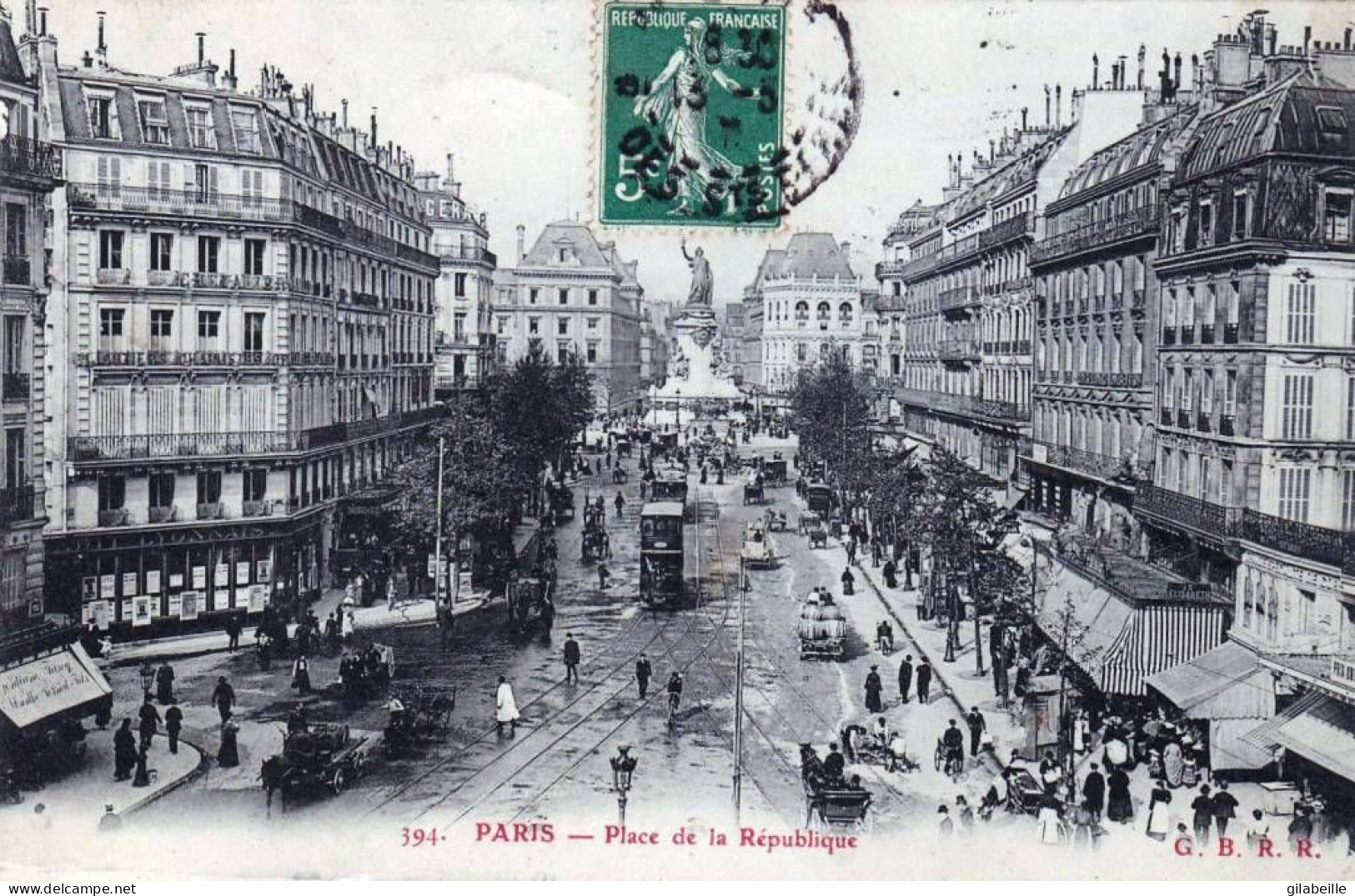 75 -  PARIS 03 - Place De La Republique - Paris (03)