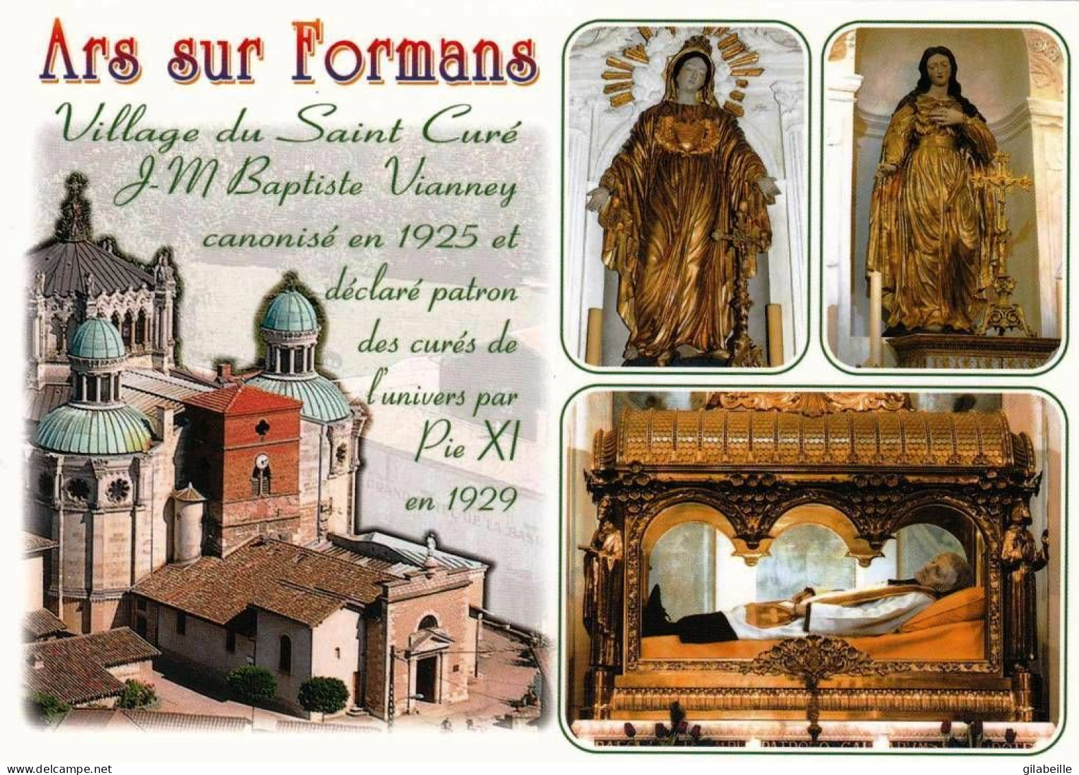 01 - Ain - ARS Sur FORMANS -  Village Du Saint Curé D Ars Canonisé En 1925 - Ars-sur-Formans