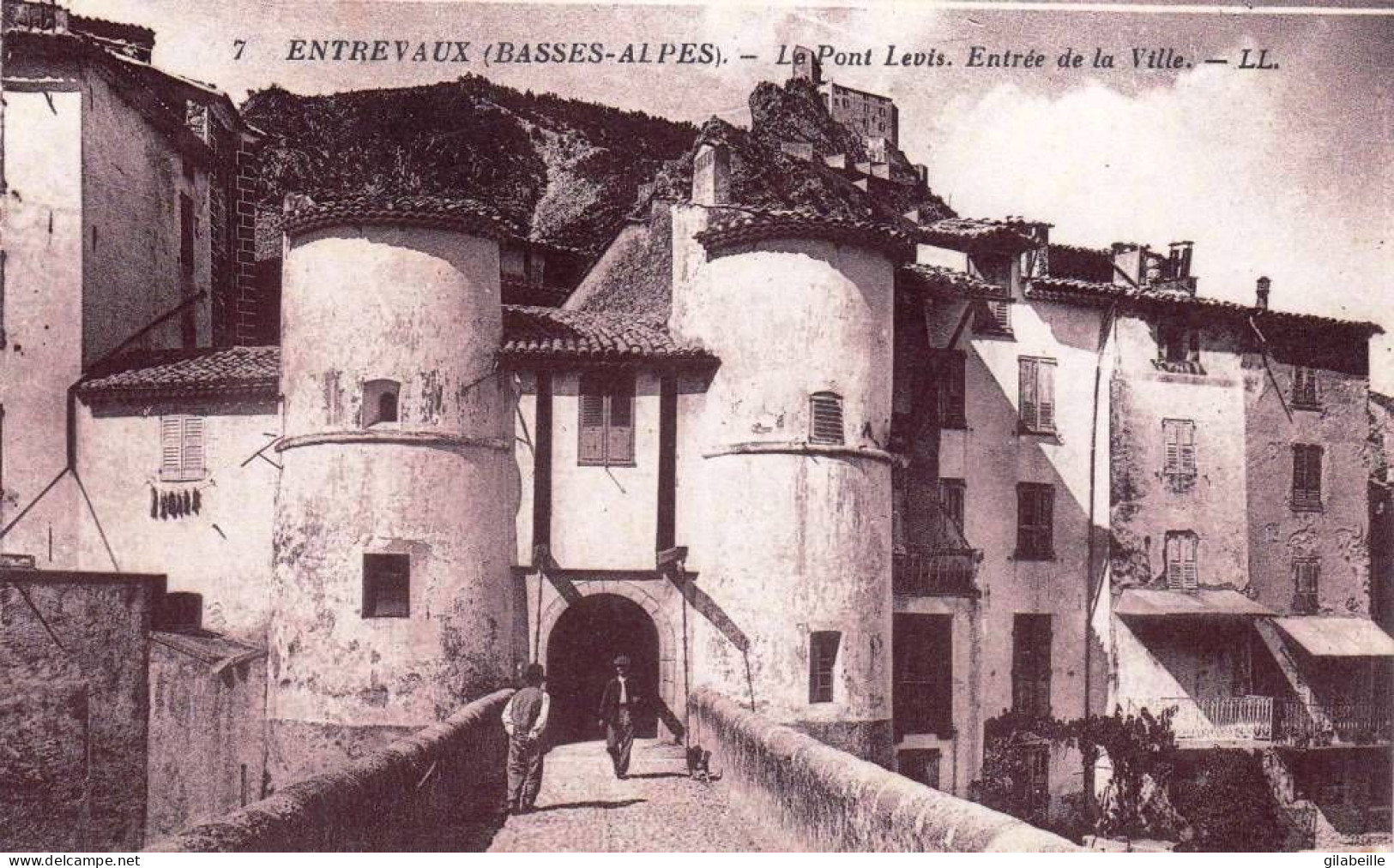 04 - Alpes De Haute Provence -  ENTREVAUX - Le Pont Levis - Entrée De La Ville - Autres & Non Classés