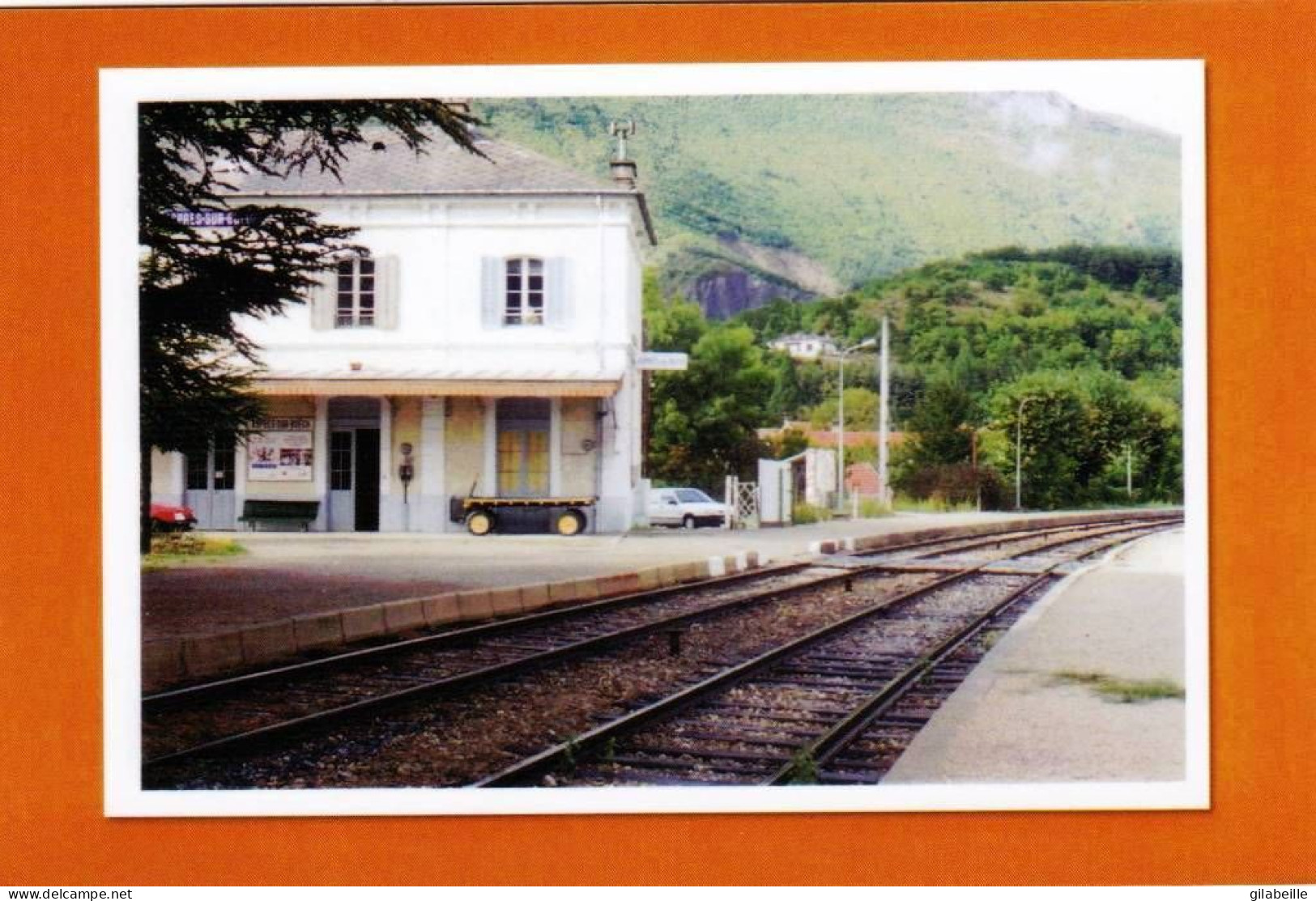 05 - Hautes Alpes - ASPRES Sur BUECH - La Gare SNCF - Ligne Livron - Veynes  - Tirage 8 Exemplaires - Autres & Non Classés