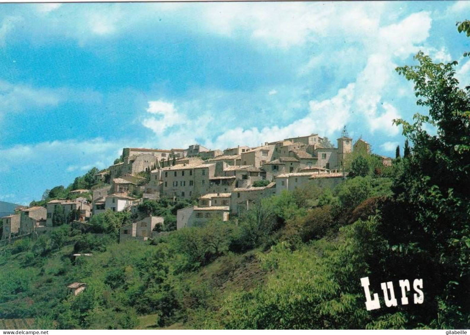 04 - Alpes De Haute Provence - Le Village De LURS - Autres & Non Classés