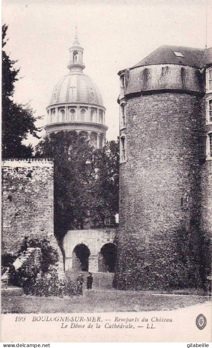 62 - Pas De Calais -  BOULOGNE  Sur MER -  Remparts Du Chateau -  Le Dome De La Cathedrale - Boulogne Sur Mer