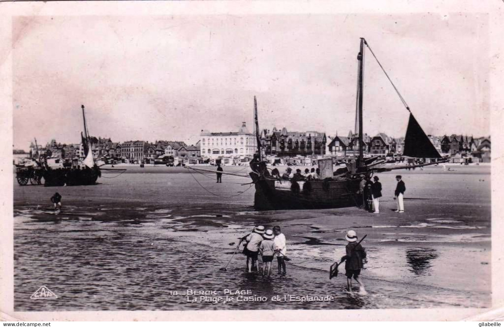 62 - Pas De Calais -  BERCK PLAGE -  La Plage - Le Casino Et L Esplanade - Berck