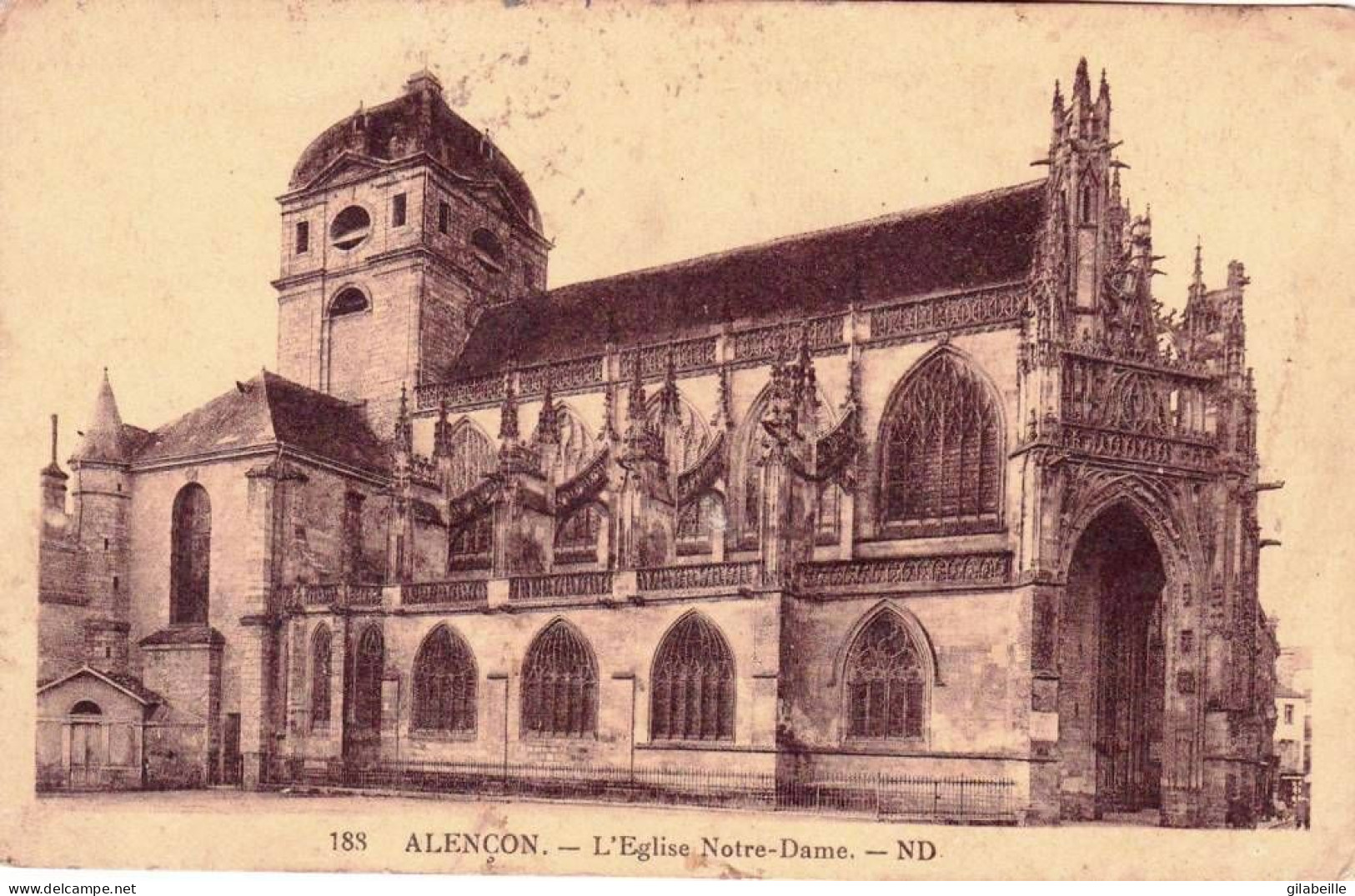 61 - Orne -  ALENCON -  L Eglise Notre Dame - Alencon