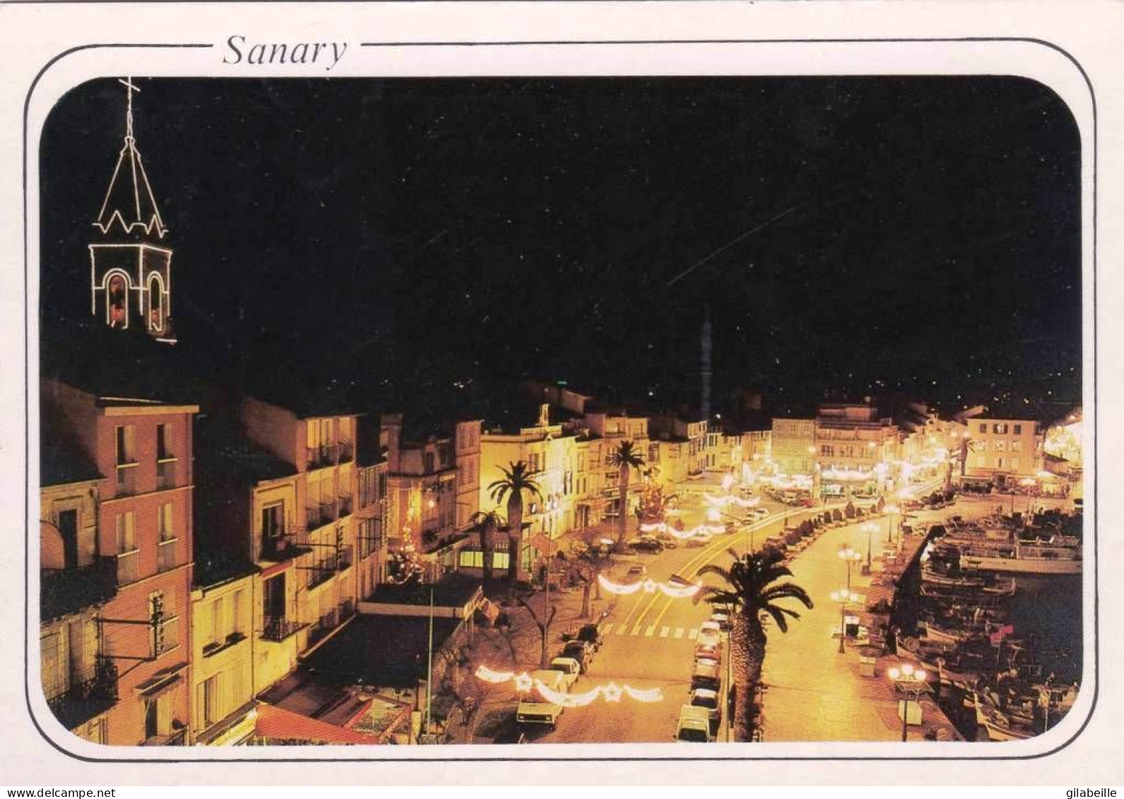 83 - Var -  SANARY Sur MER -  Illuminations Nocturnes - Sanary-sur-Mer