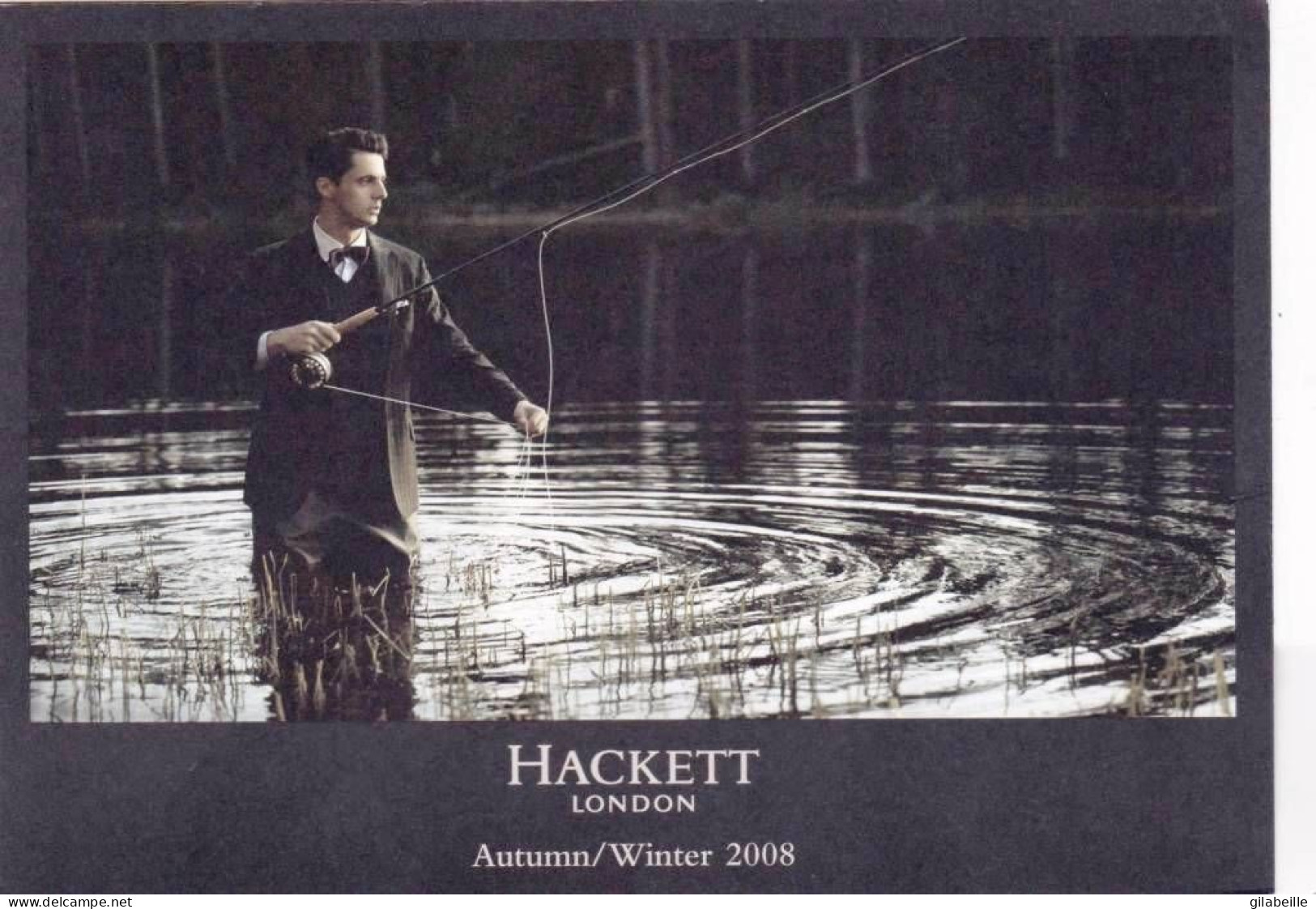 Carte PUBLICITE -  HACKETT - London - Collection Autumn / Winter 2008 - Rare - Publicité