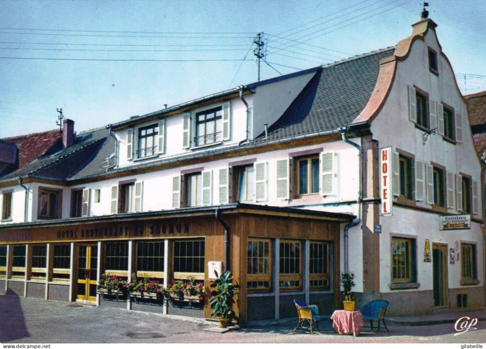67 - Bas Rhin -  WASSELONNE - Hotel Restaurant " Au Saumon " - Wasselonne
