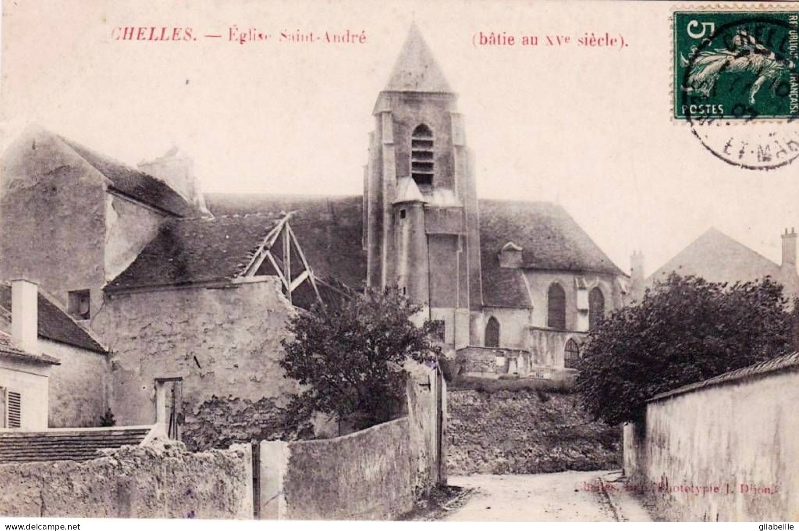 77 - Seine Et Marne -  CHELLES - église Saint André - Chelles