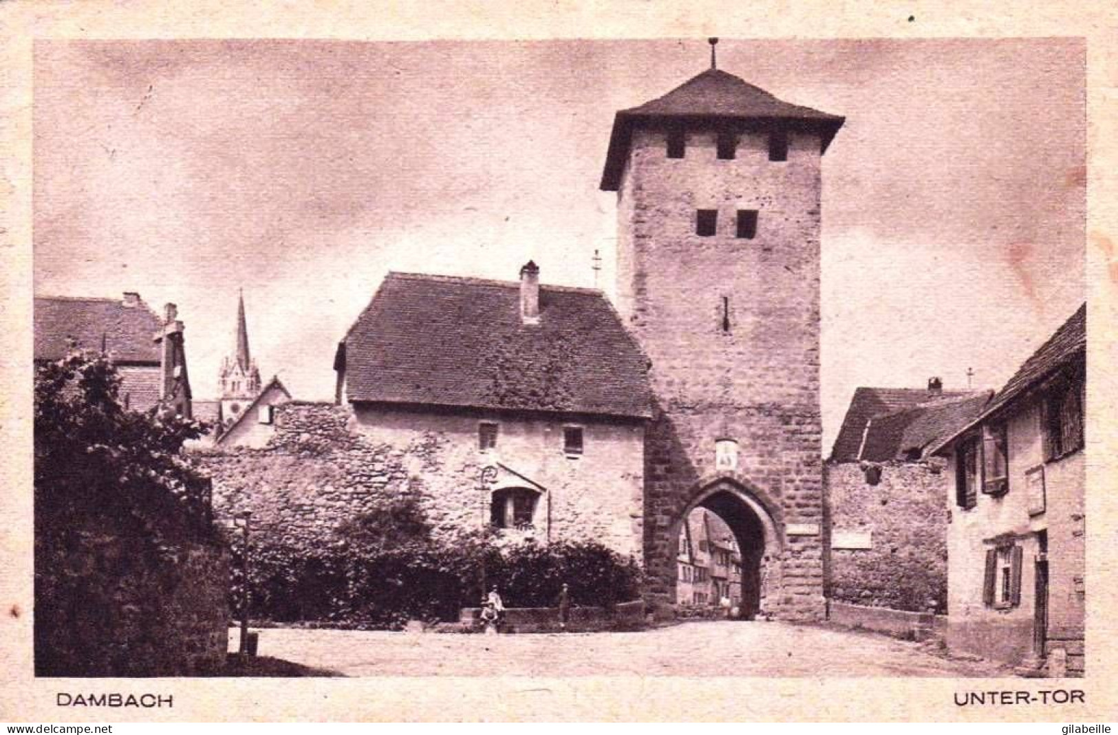 67 - Bas Rhin - DAMBACH - Unter -tor - Dambach-la-ville