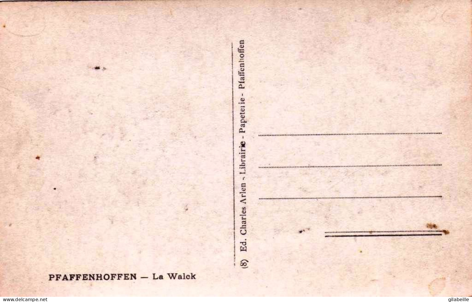 67 - Bas Rhin - PFAFFENHOFFEN - Le Walck - Sonstige & Ohne Zuordnung