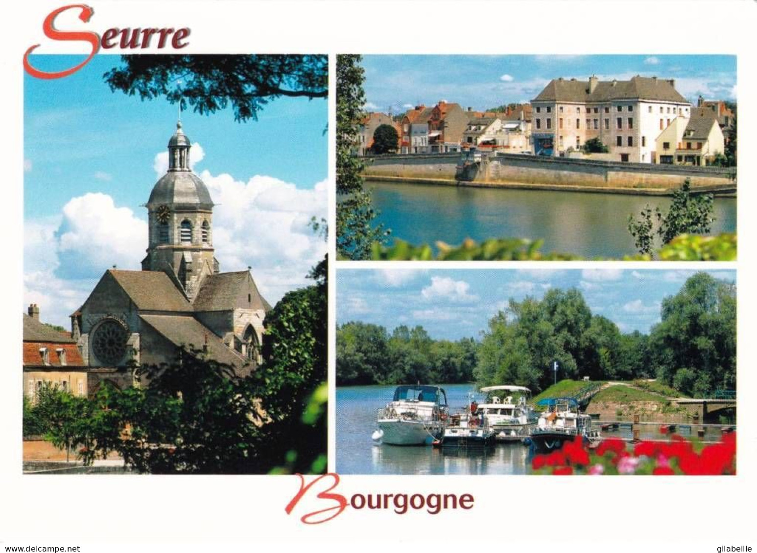 21 - Cote D Or - SEURRE - Le Port - L église Saint Martin - Bords De Saone  - Autres & Non Classés