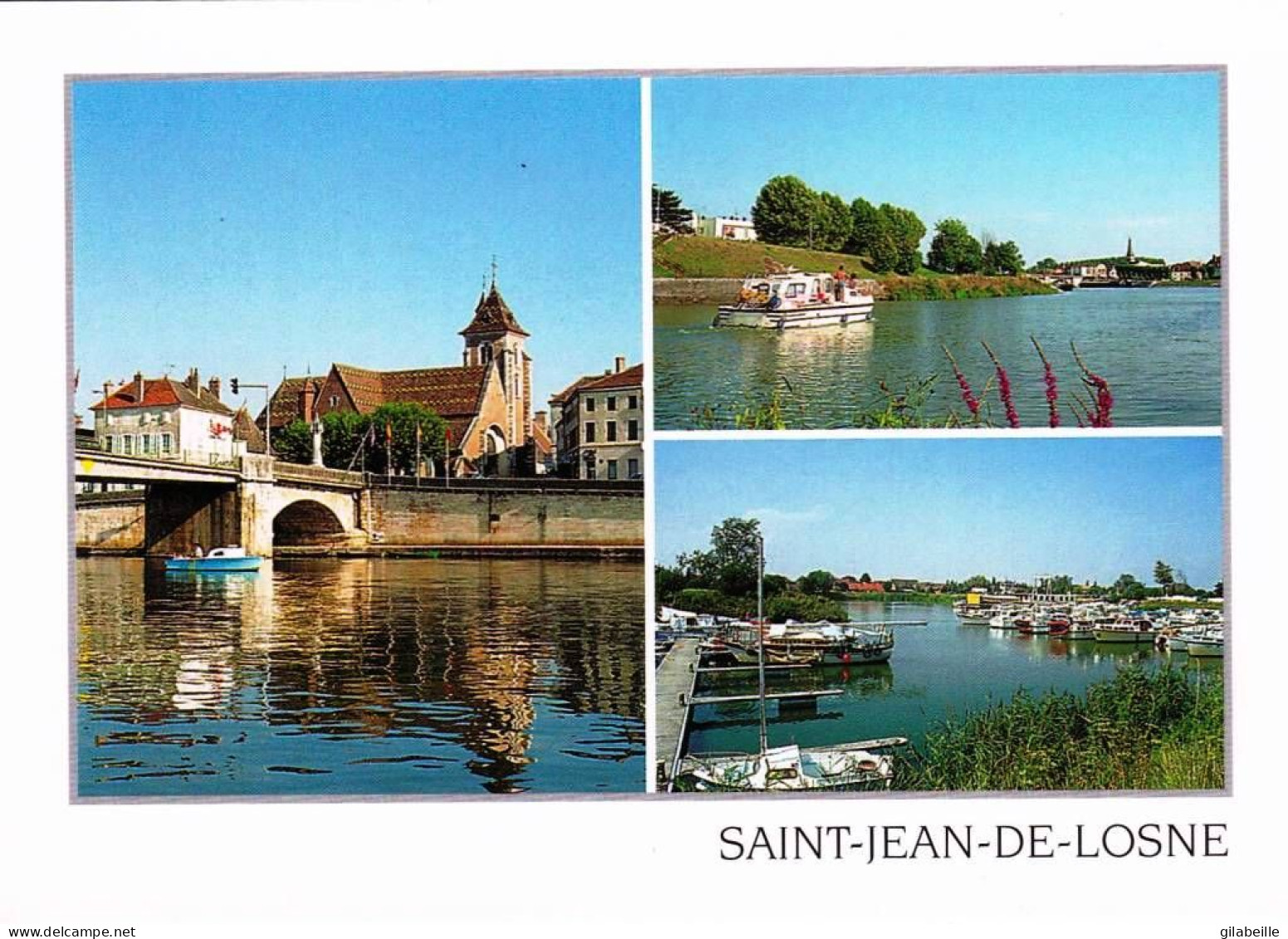 21- Cote D Or - SAINT JEAN De LOSNE - La Sortie Du Canal De Bourgogne - La Gare D Eau - Autres & Non Classés