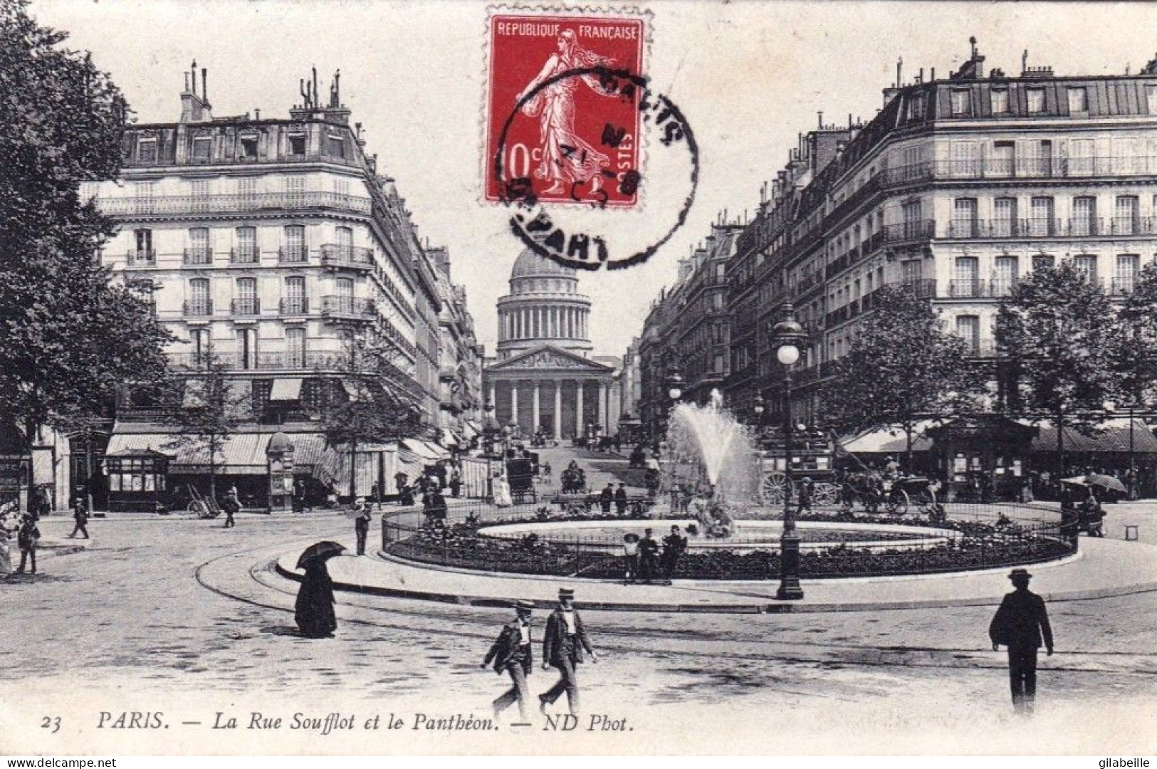 75 - PARIS 05 -  Rue Soufflot Et Le Pantheon - Arrondissement: 05