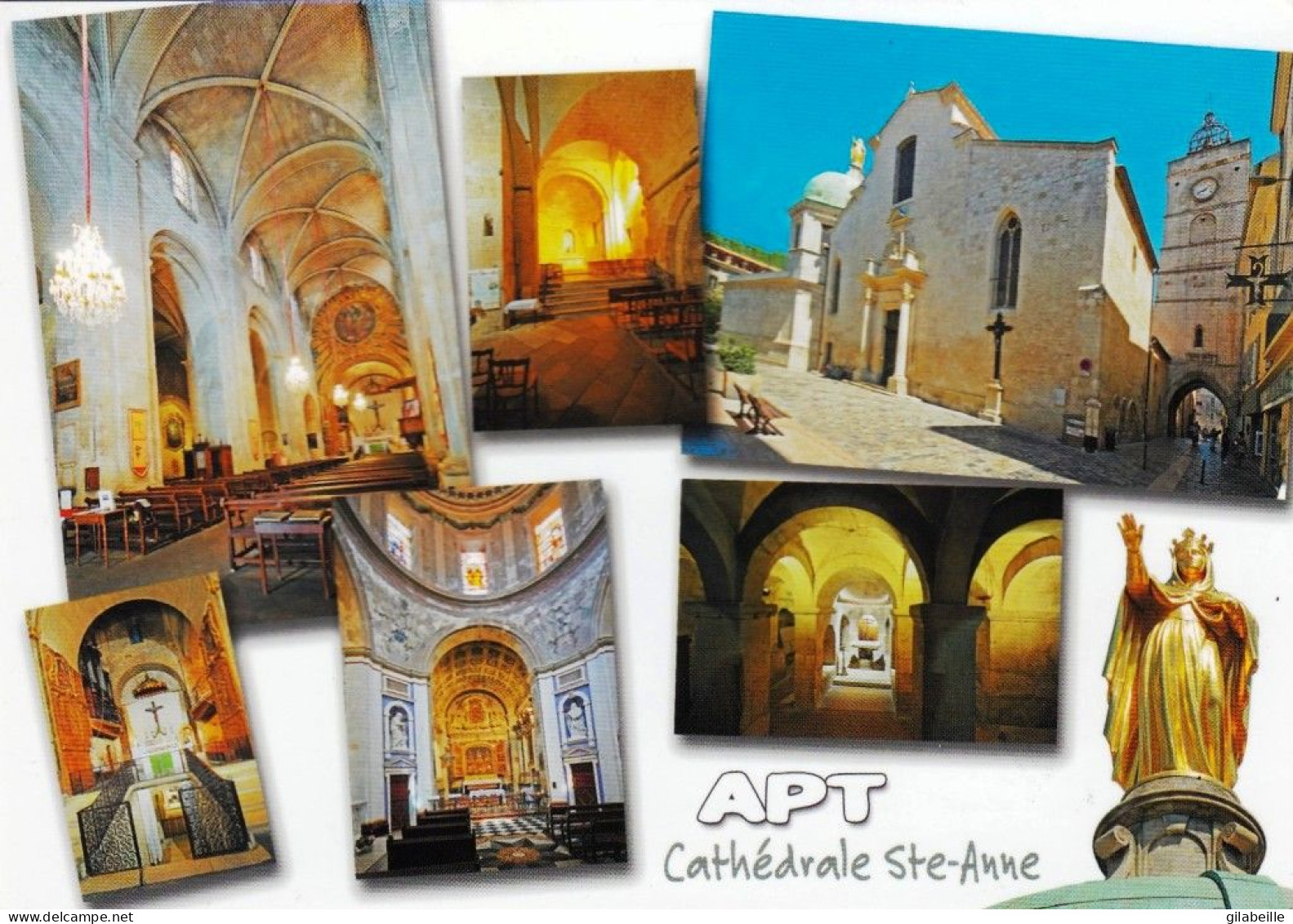 84 - Vaucluse -  APT -  Cathedrale Sainte Anne - Apt