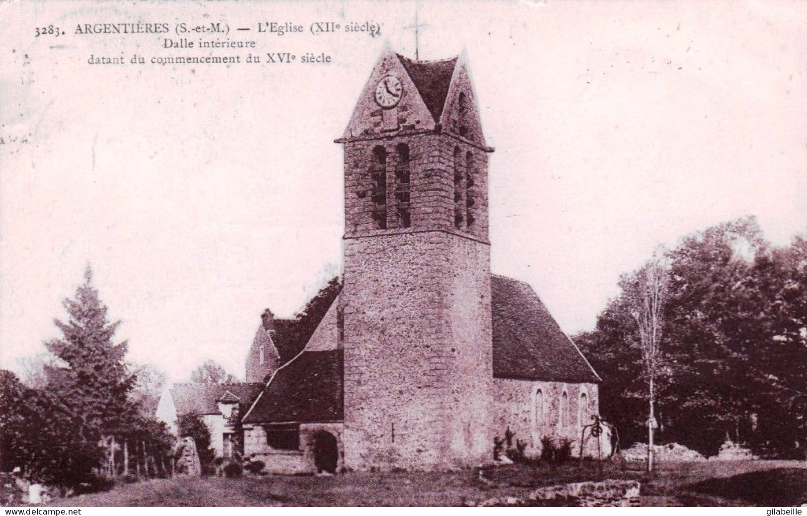 77  - Seine Et Marne -  ARGENTIERES - L église - Autres & Non Classés